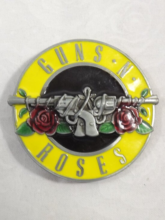 Guns N Roses Accessories - Guns.N.Roses Enamel/Metal Belt Buckle